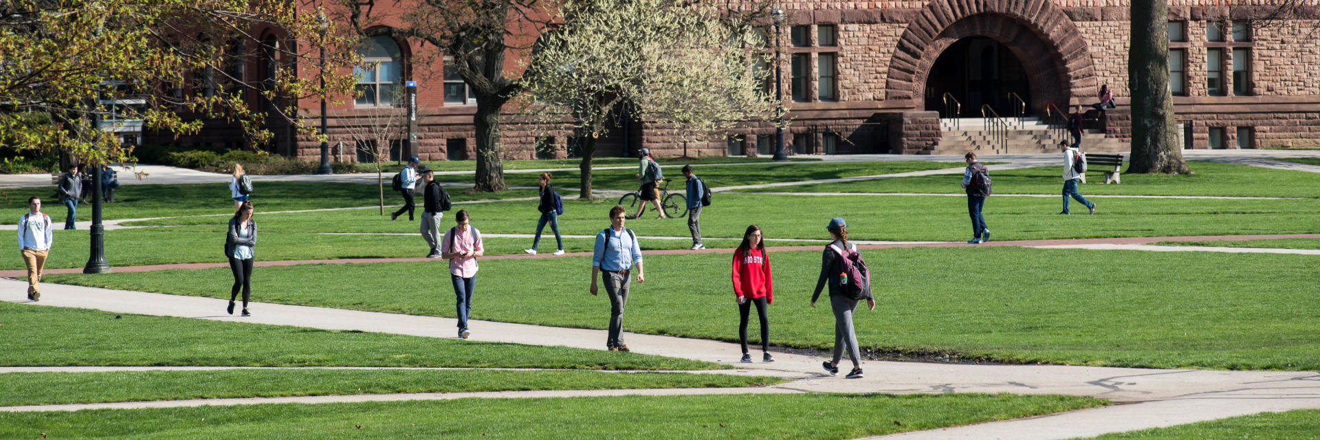 Students on oval